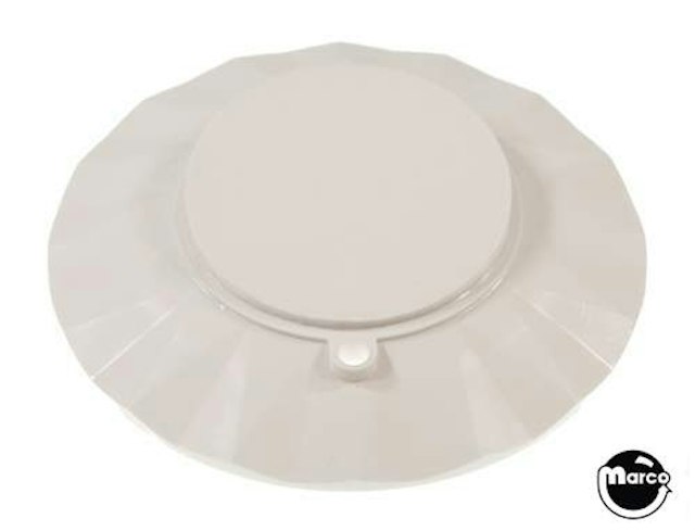 Pop bumper cap sunburst white blank 03-9676-5