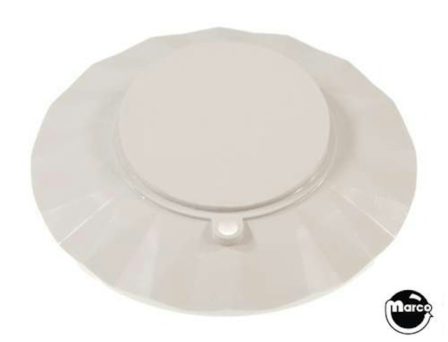 Pop bumper cap sunburst white blank 03-9676-5