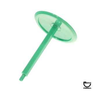Mushroom bumper target 1-3/8 inch green flower gold