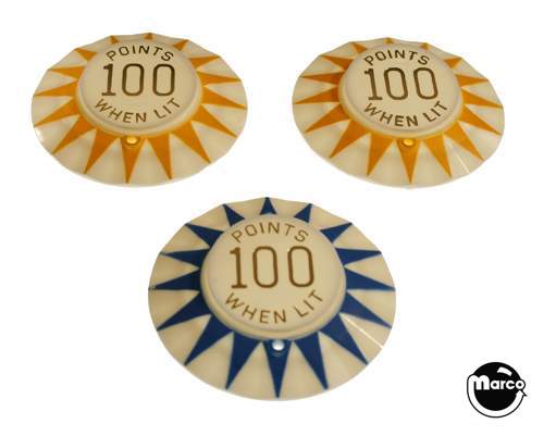 4 QUEENS (Bally) Pop bumper cap set PCS1280