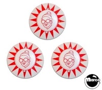 CAPTAIN FANTASTIC (Bally) Pop bumper cap set