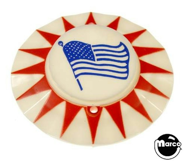 Pop bumper cap Flag R/BL