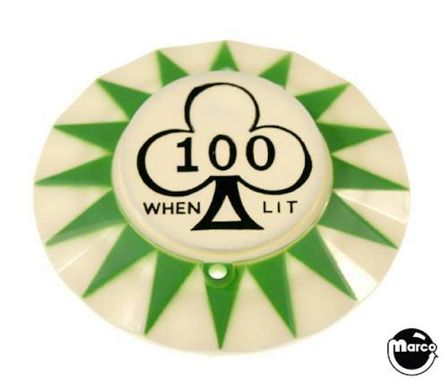 Pop bumper cap sunburst '100 When Lit - Club' G/K