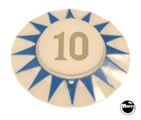 Pop bumper cap "10" B/GL