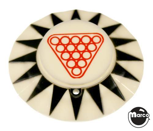 EIGHT BALL (Bally 1977) Pop bumper cap pool rack B/R