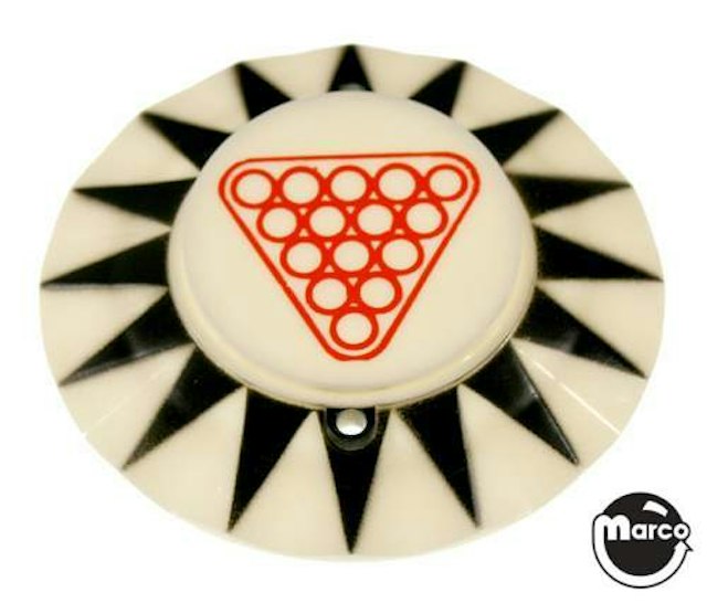 EIGHT BALL (Bally 1977) Pop bumper cap pool rack B/R