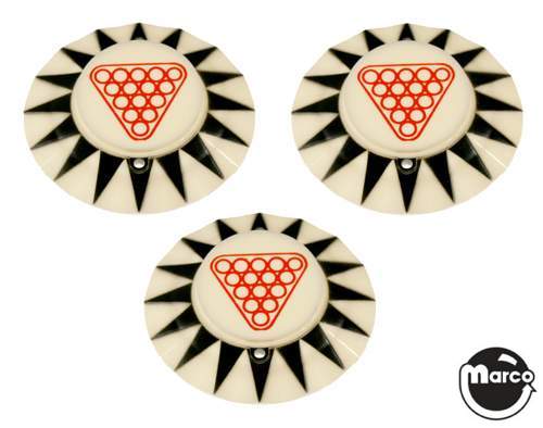 EIGHT BALL (Bally 1977) Bumper cap set PCS1215