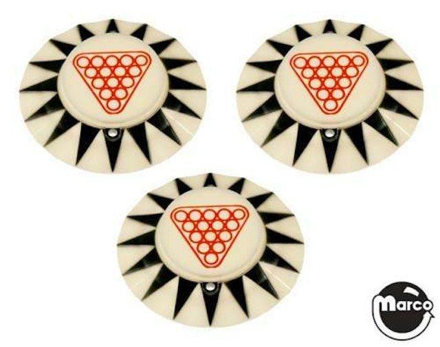 EIGHT BALL (Bally 1977) Bumper cap set PCS1215