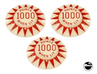 POWER PLAY (Bally) Pop bumper cap set