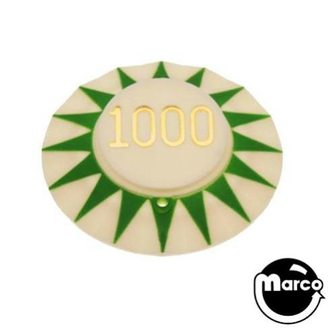 Pop bumper cap 1000 green G/GL