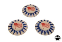 SIX MILLION DOLLAR MAN (Bally) Pop cap set 3