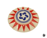 HARLEM GLOBETROTTERS (Bally) Pop bumper cap R/B