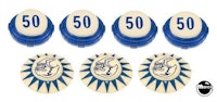 SILVERBALL MANIA (Bally) Pop bumper cap set