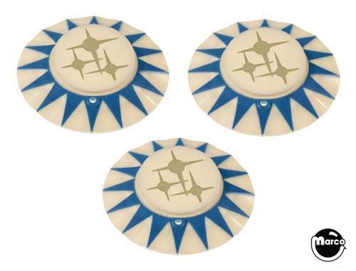 ROLLING STONES (Bally) Pop cap set 3 PCS1605