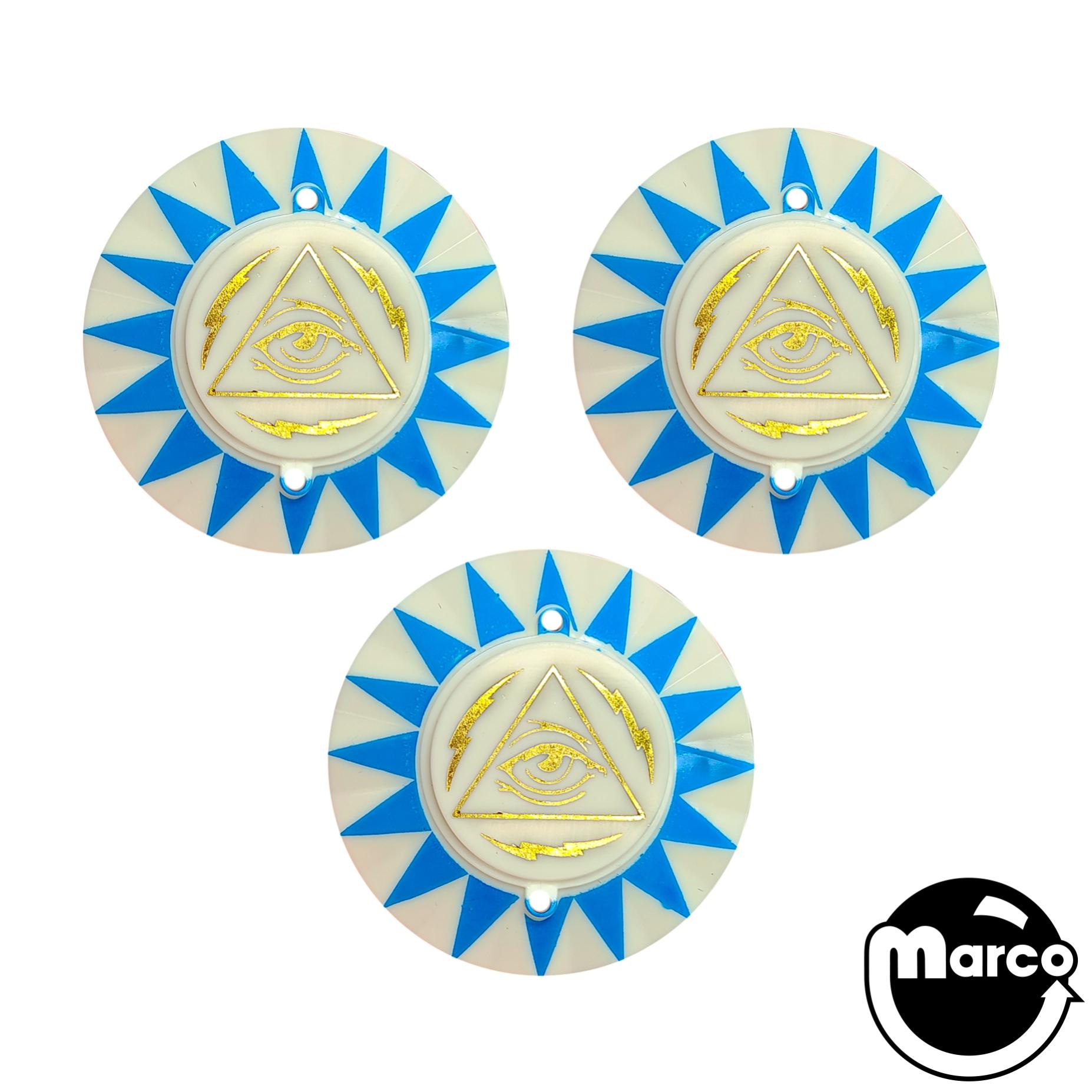 MYSTIC (Bally) Pop bumper cap set 3 PCS1498
