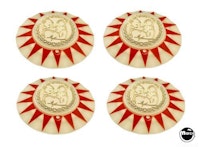 VIKING (Bally) Pop bumper cap set 4