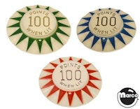 FOUR MILLION BC (Bally) Pop bumper cap set