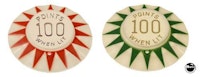 KNOCKOUT (Bally) Pop bumper cap set