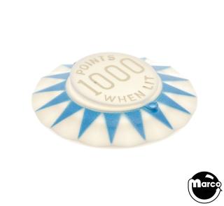 Pop bumper cap sunburst 'Points 1000 When Lit' B/G