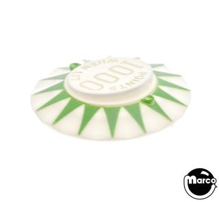 Pop bumper cap sunburst 'Points 1000 When Lit' G/GL