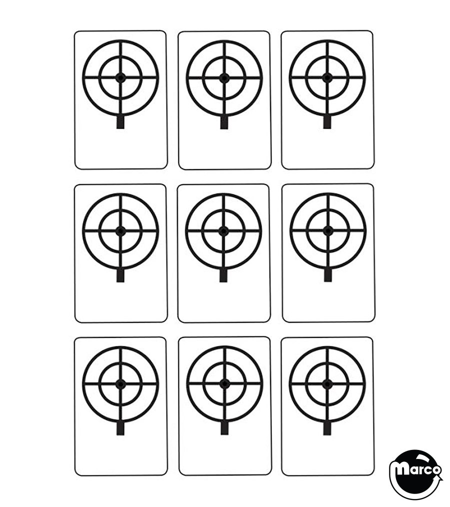 AIR ACES (Bally) drop target crosshair stickers 9