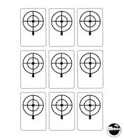 AIR ACES (Bally) drop target stickers 9