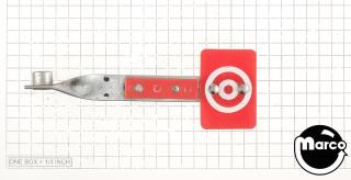 Drop target Stern early metal red/white bullseye