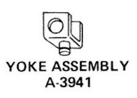 Yoke assembly Bally in-line drop target