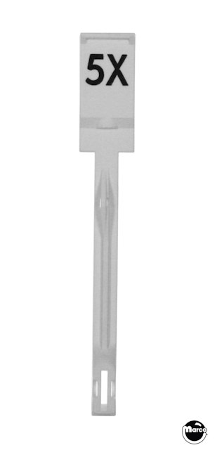 Drop target - Bally 5X white