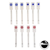 HOT DOGGIN (Bally) Drop target set