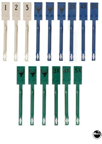 A-3944-34SET12 - FATHOM (Bally) Drop target set (15) - Marco