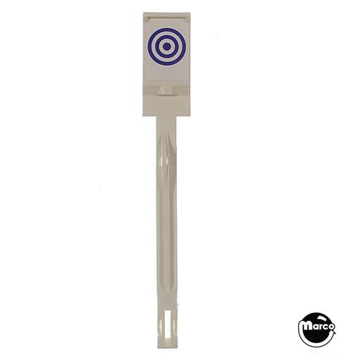 Drop target with bullseye blue decal