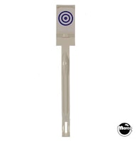 Drop target with bullseye blue decal