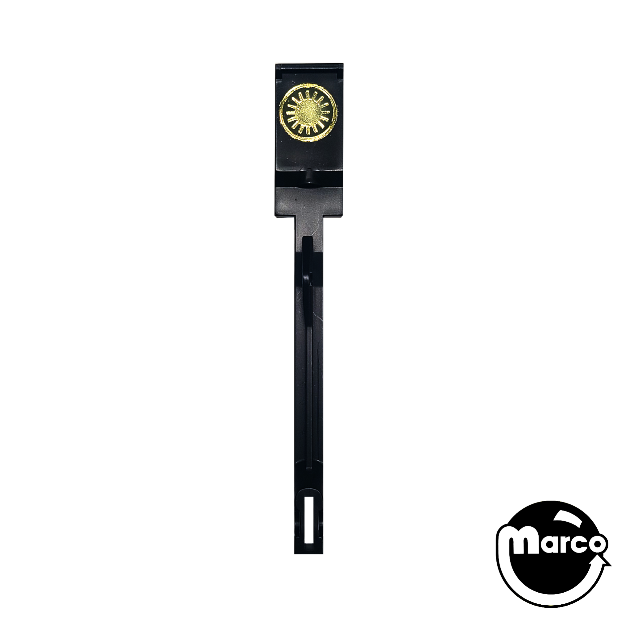 CENTAUR (Bally) Drop target black inline ORB w/gold spokes