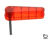 Flipper & shaft Bally 3 inch pre-1987 red trans. A-4017-1