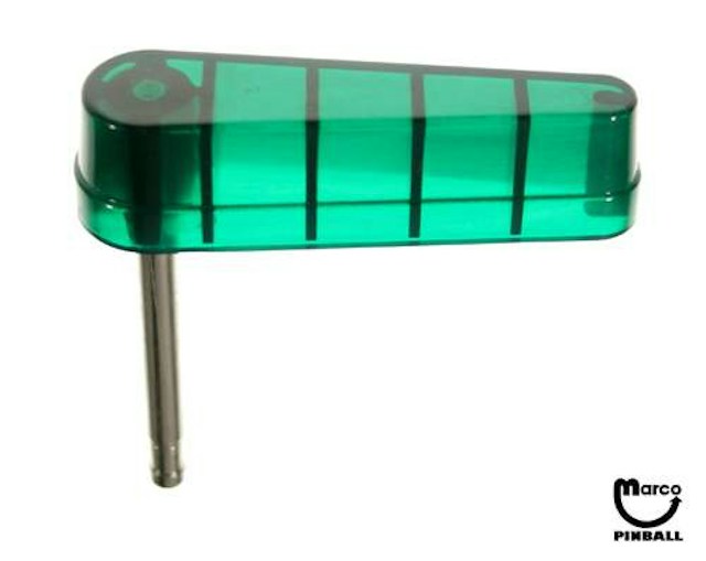 Flipper & shaft Bally 3 inch pre 1987 green transparent