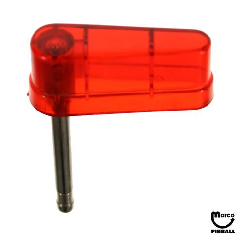 Flipper & shaft Bally 2 inch red trans