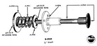 Push rod bushing Gottlieb ball lift