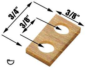 Separator leaf switch fibre 1/32 inch thick