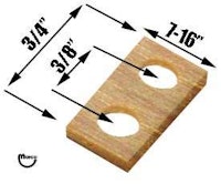 Switch seperator fibre spacer 1/16 inch thick
