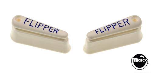 A-5094-5 - Flipper bat set - EM round top white/blue hole - Marco