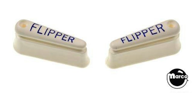 Flipper bat set - EM round top white/blue hole