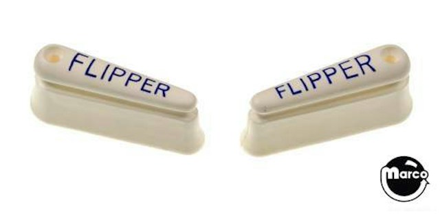 Flipper bat set - EM round top white/blue hole