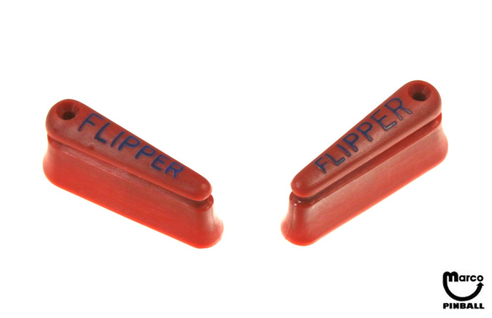 Flipper bat set - EM round top red w/hole