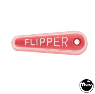 Flipper bat set - EM round top red/white print hole