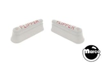 Flipper bat set - EM round top white/red hole