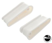 Flipper bat set - EM round top white/red hole