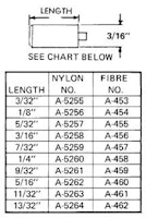 Lifter - nylon leaf switch 5/32 inch A-6022-5 A-455