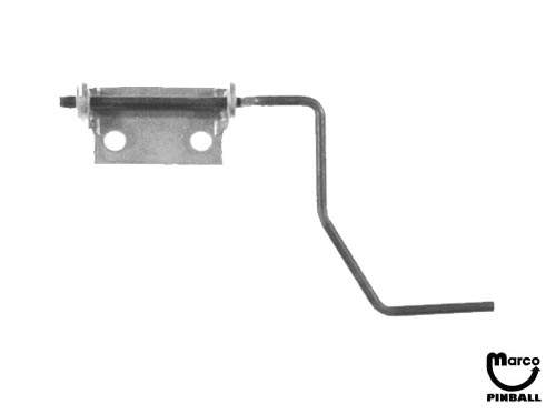 Shuffle rollover assembly right gutter side