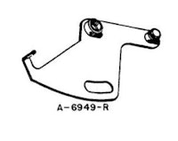 Spring plate assembly - right